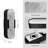 3.5 In. Matte Black LED Wall Sconce With Marble Shade (Set of 2)-25193950