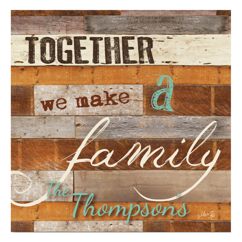 Décalcomanie murale personnalisée family, H 24 po x l 24 po, Oui