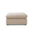 Slipcovered Upholstered Modular Sofa With Ottoman-112680361-110374988