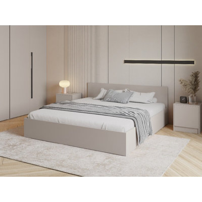 Como European Kingsize 160 x 200 cm Platform Bed Frame with Slats