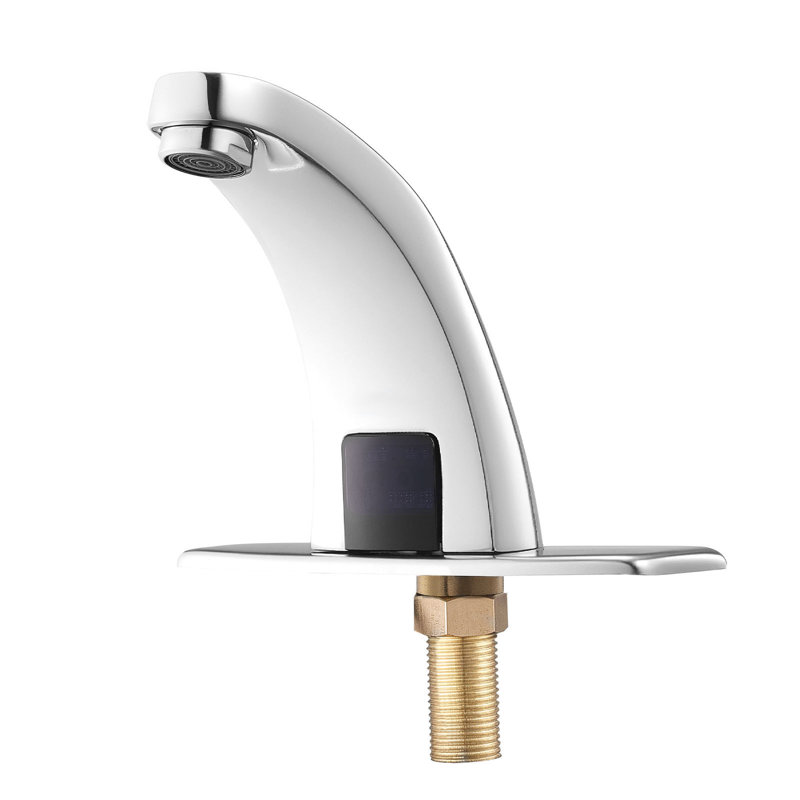 Touchless Bathroom Sink Faucet Motion Sensor Chrome Plated 9/16