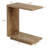 Warm Slatted C-shaped Compact Side Table