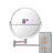 8" Wall Mount Magnified Makeup Mirror