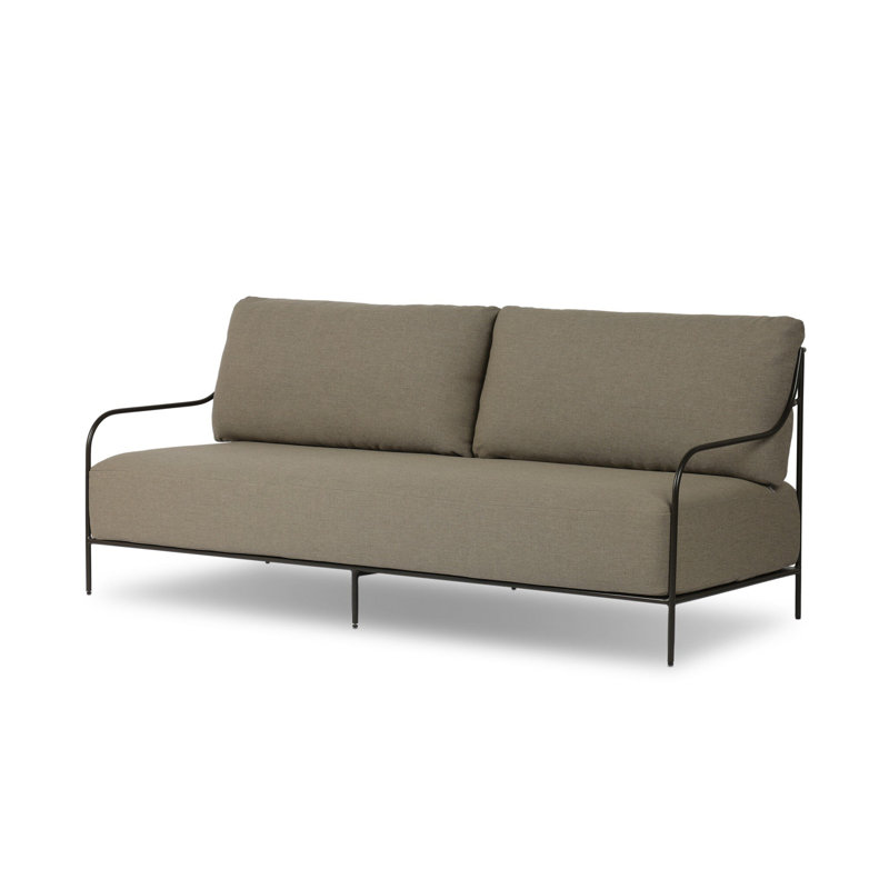 Segovia Outdoor Sofa-78"-Alessi Fawn, Alessi Fawn