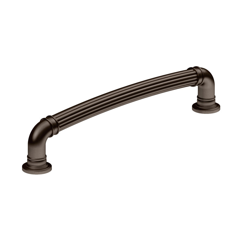 Poignée barre 7 9/16 po en métal, Bronze miel