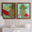 Ananas et melon d'eau I - ensemble de 2 reproductions d'art encadrées-319466727-319400296-319400343