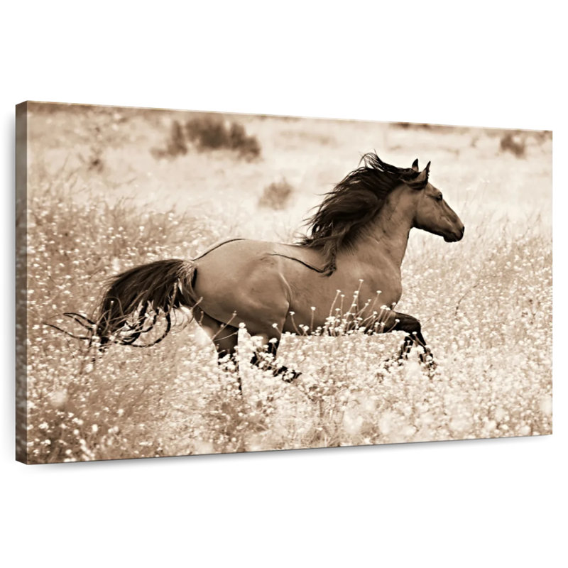 Brampt Running Free, 26" H x 39" W