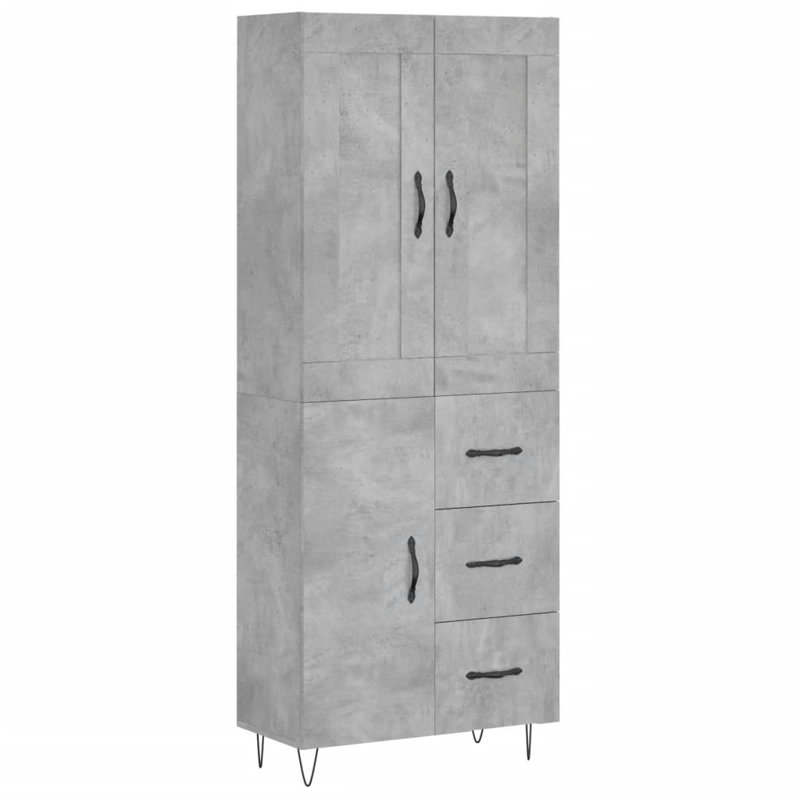 Daxten 69.5 Sideboard, Concrete Grey