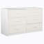 Commode 6 tiroirs avec tiroirs en tissu-1047807895