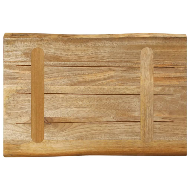 Solid Wood Table Top, 2.5cm H x 60cm W x 40cm D