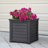 Lakeland Square Resin Planter with Water Reservoir-1947375405-1947375408
