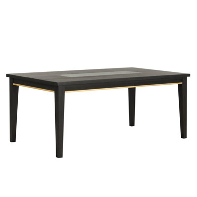 Yada Dining Table, Espresso Brown Rectangular 72 Inch Top