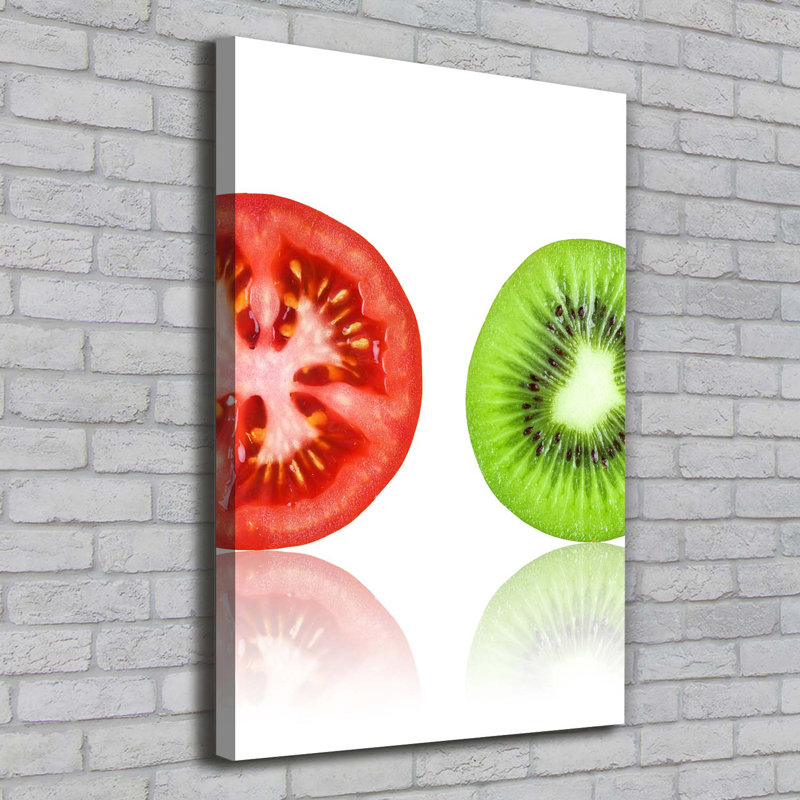 Fruits And Vegetables - Wrapped Canvas Print