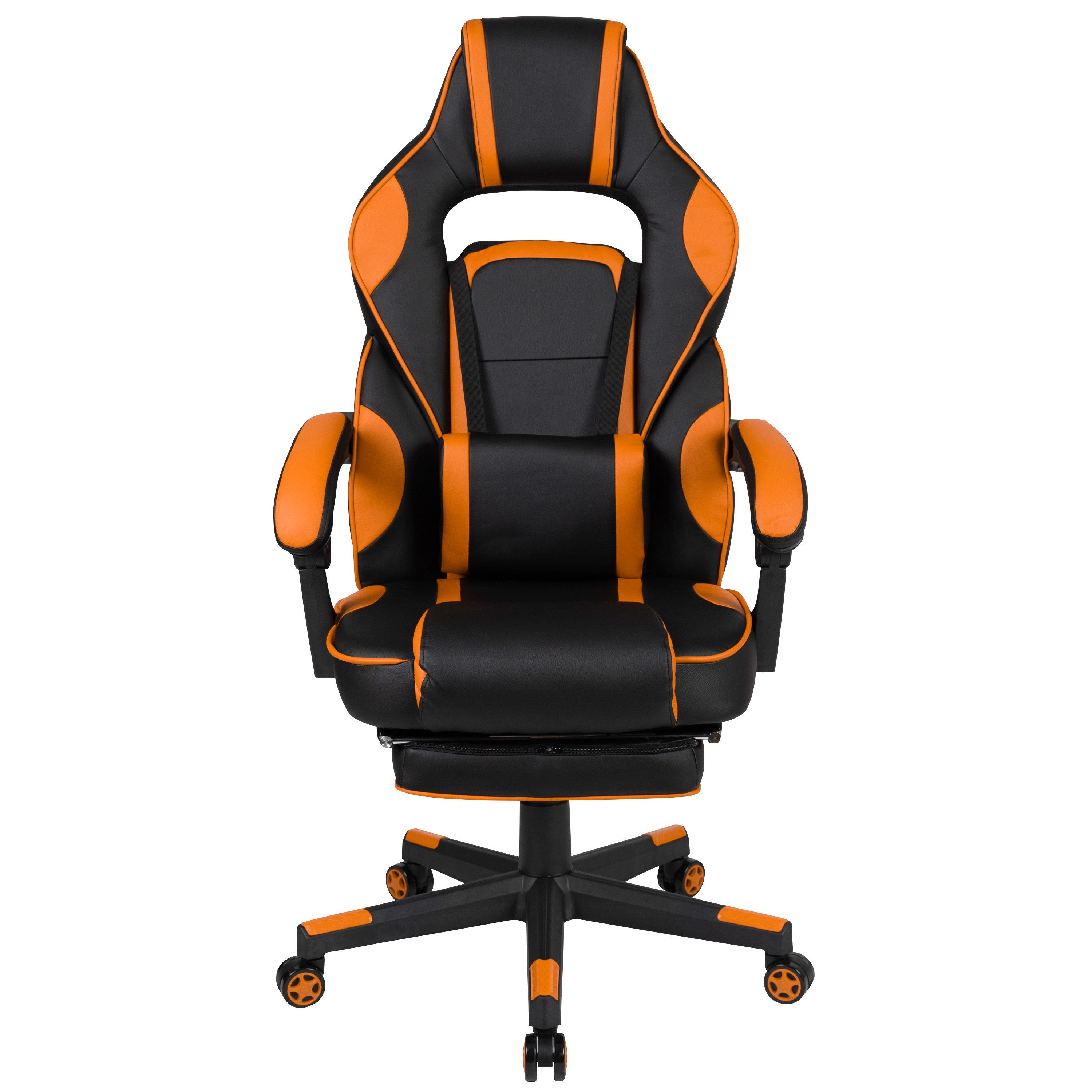Arc Tetra 4.0 Gaming Chair Outfitted With Footrest, Headrest, Lumbar  Support Massage Pillow, Reclining Seat/Arms