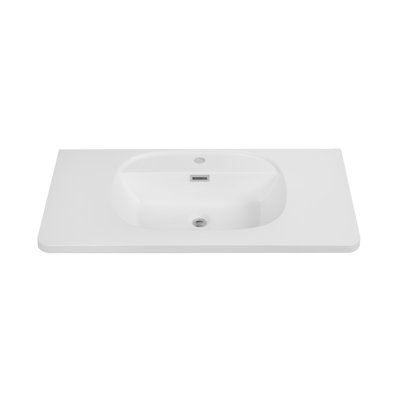 Plateau de meuble-lavabo 35,4 po