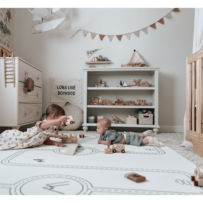 Little Bot Baby Play Mat (Ofie mat, Toffee Checkerboard and Road Nordic)