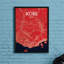 Kobe City Map - No Frame Print-1920525718
