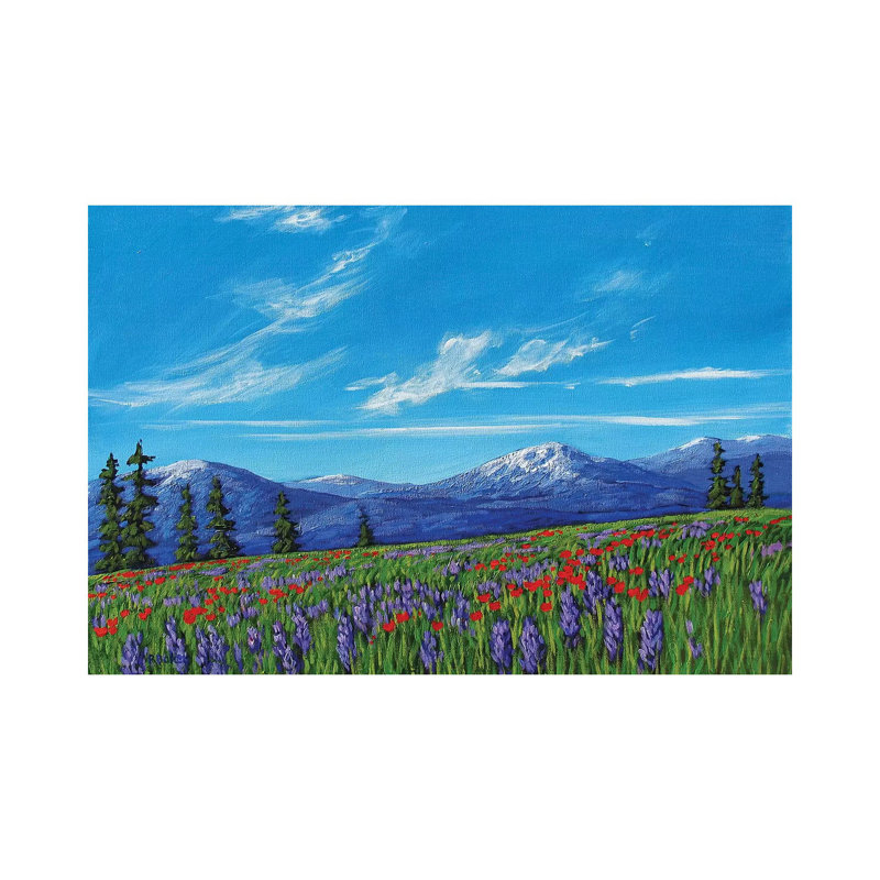 Colorado High Country Wildflowers - Wrapped Canvas Print, 66.04 cm H x 45.72 cm W x 1.91 cm D