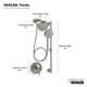 Kohler Purist Performance Showering Kit, 1.75 GPM Multifunction Showerhead and Handshower Package, Three Spray Settings