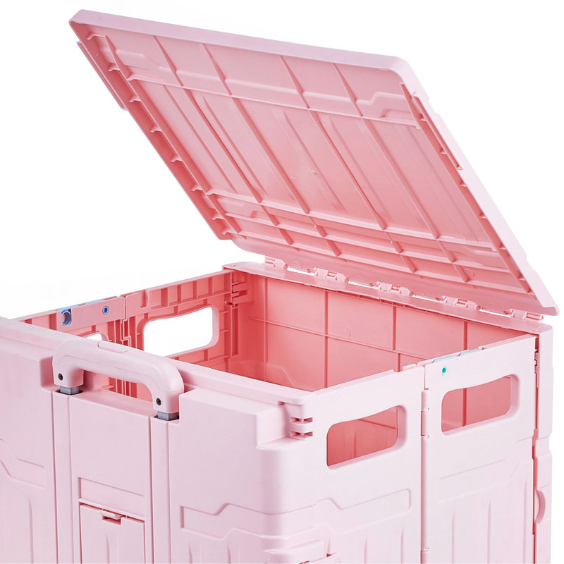 Caisse pliable avec roues d'escalade pliable 65L