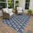 Machine Washable Indoor/Outdoor Lipman ACN2416 Geometric Rug-863437833