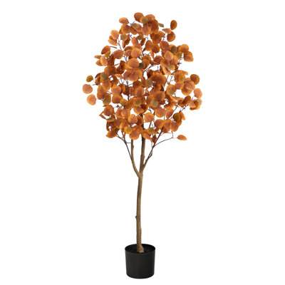 60'' Faux Eucalyptus Tree in Pot Liner