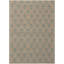 Tapis brun clair / bleu sarcelle touffeté à la main Malynn Collage