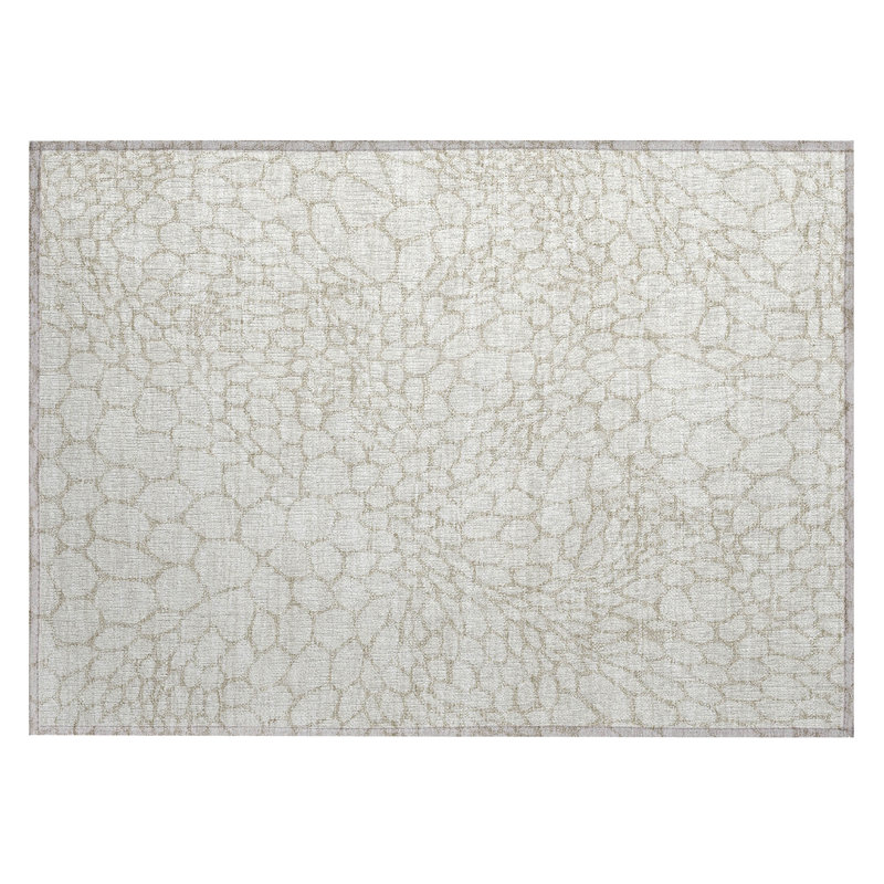 Colwart Flatweave Geometric Indoor / Outdoor Rug, Rectangle 1'8" x 2'6"
