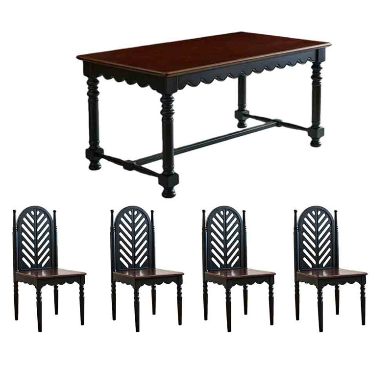 Crawford, 5 pièces: table, 4 chaises