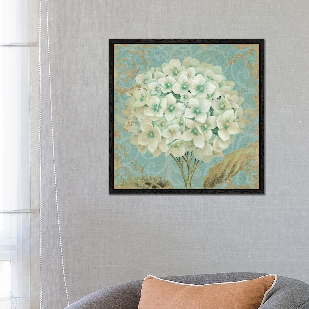 Leinwandbild Hydrangea Square II von Wild Apple Portfolio