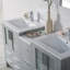 Ensemble de meuble-lavabo double 61 "avec miroir Mance-24551096