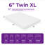 Matelas moyen en mousse viscoélastique 6 "-1030836166