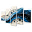 «Rhythic Driauge Drip Paint River IV» - art mural, ensemble de décorations murales modernes