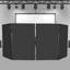 Panneaux de cabine pliables DJ
