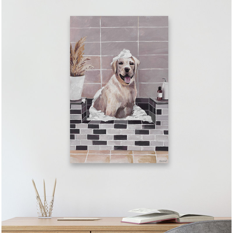 «Perfect Bubble Bath», reproduction d'art sur toile tendue, H 24 po x l 16 po x P 1,5 po