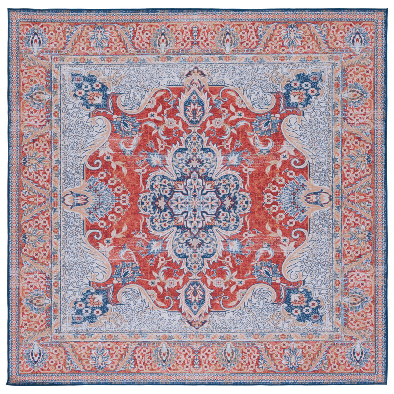 Tucson Performance Machine Washable Oriental Rug, Square 6'