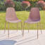 6 Seater Metal Garden Dining Set Chairs -1994647698