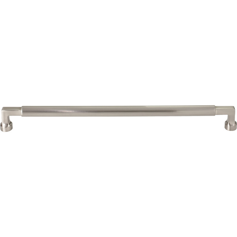 Cumberland Bar pull, Brushed Satin Nickel, 12" Center to Center