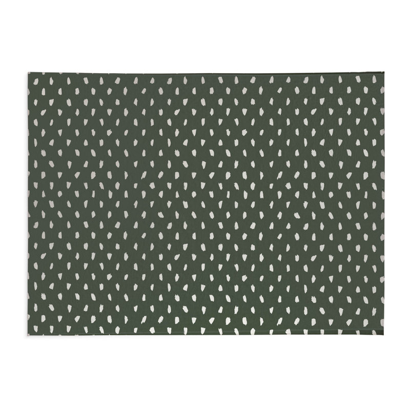 Splat Point Activity Mat, Rectangle 3' x 5', Chimichurri/Green