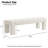 Laytona 59"W Upholstered Bench with Channel Tufted-404172702