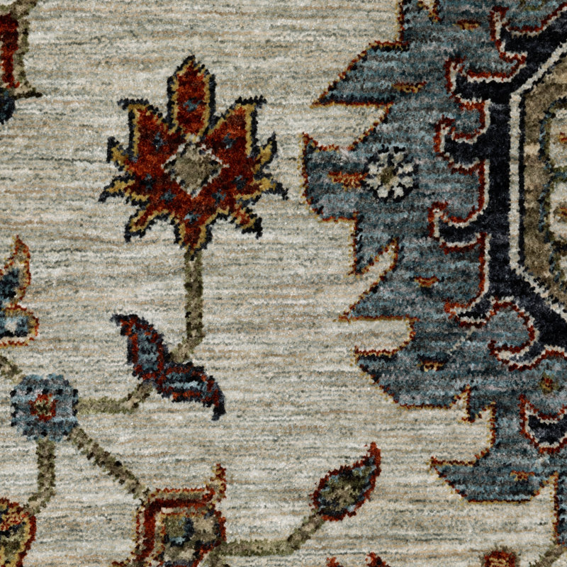 Hovis Oriental Indoor Rug, Rectangle 2' x 3'