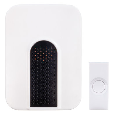 Symple Stuff Wireless Battery Operated Doorbell Kit