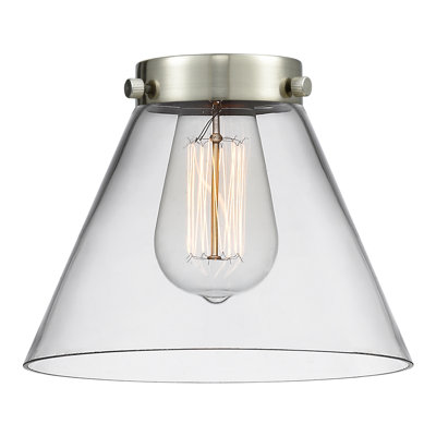 Nouveau 2 - Cone - 1 Light Stem Hung Mini Pendant - LED Bulb