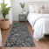 Premium Machine Washable Prisco Black Rug