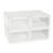 Set Of 6 Stackable Clear Plastic Shoe Storage Box