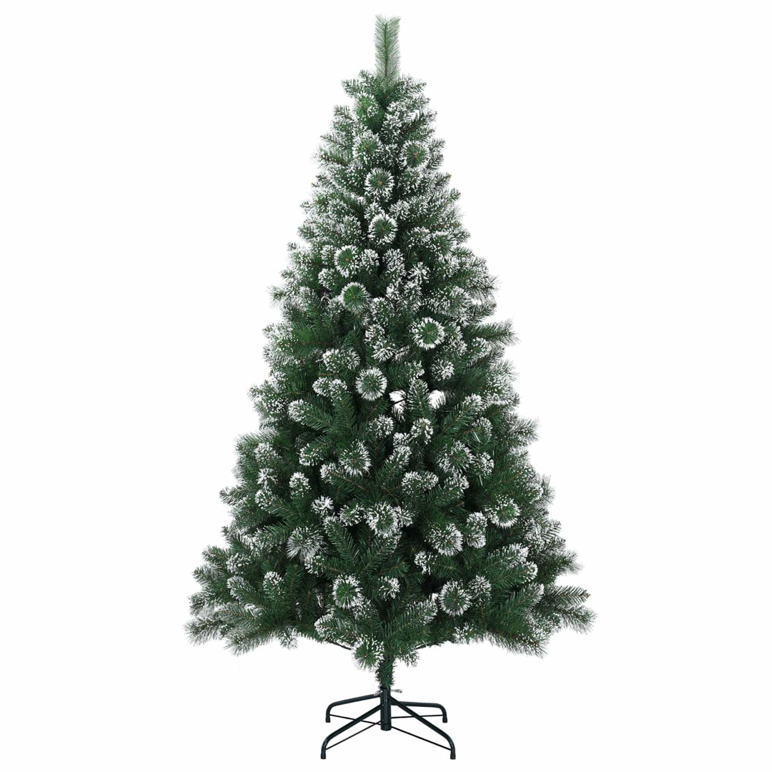 Vidaxl Artificial Christmas Tree With Bauble 240 Cm 300 Leds - Green, Green - Image 3