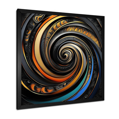 «Golden Fractal Celestial Spiral Balance IV», reproduction sur toile abstraite