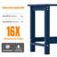 2 pièces Table d'appoint d'extérieur HiPS, table d'appoint de patio durable et résistante aux intempéries pour chaises Adirondack, petite table d'extérieur carrée portante de 200 lb pour cour, piscine, patio, porche, jardin, pelouse, compagnon de détente (ensemble de 2)-117549413