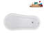 1348.7mm x 650.2mm Freestanding Soaking Acrylic Bathtub-984271904-984271911
