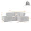 3 Seater Corduroy Seating Component-631199177